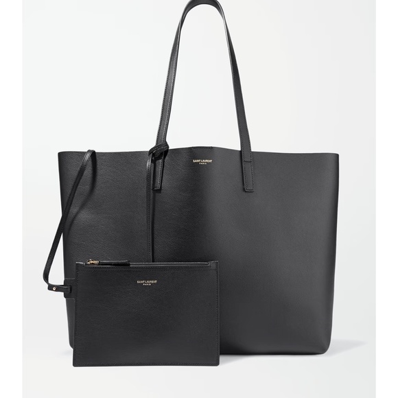 Saint Laurent East West Black Leather Tote - Picture 7 of 13